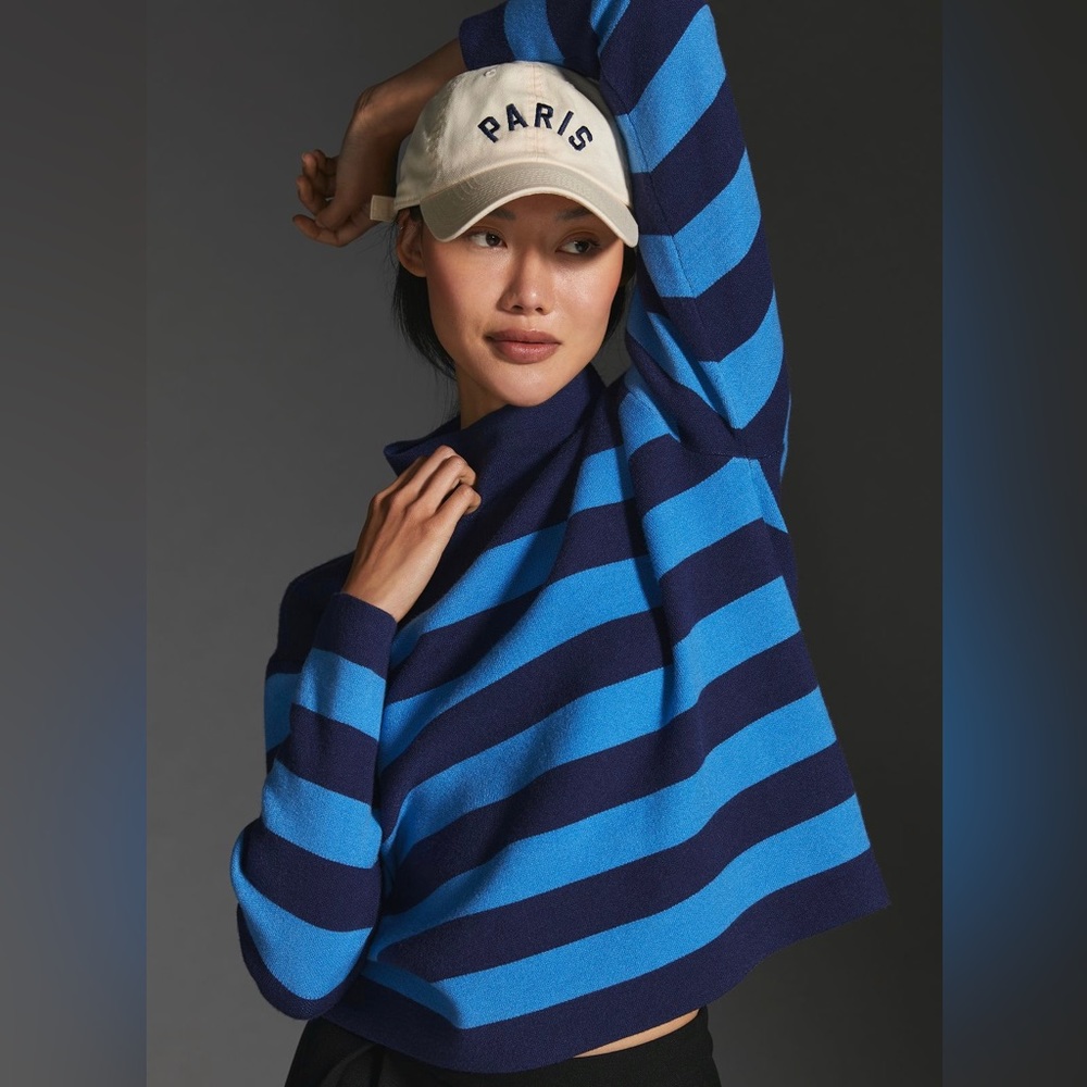 Anthropologie Maeve Carys Mock Neck Sweater NWOT
